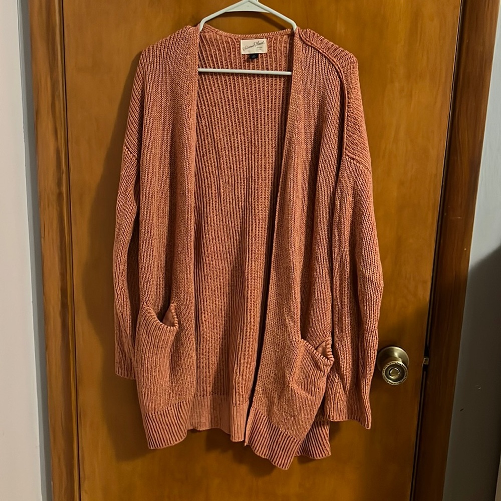 Orange cardigan